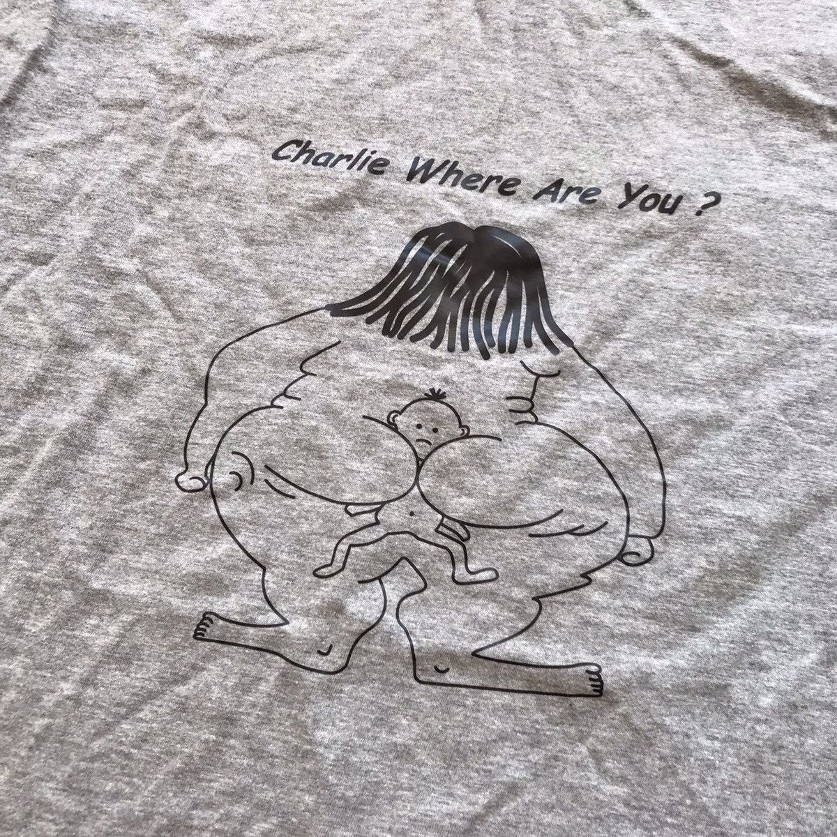 Vintage Vintage 90s Sun Faded Graphic Tee Charlie Where Art Y2K M Size US M / EU 48-50 / 2 - 4 Thumbnail