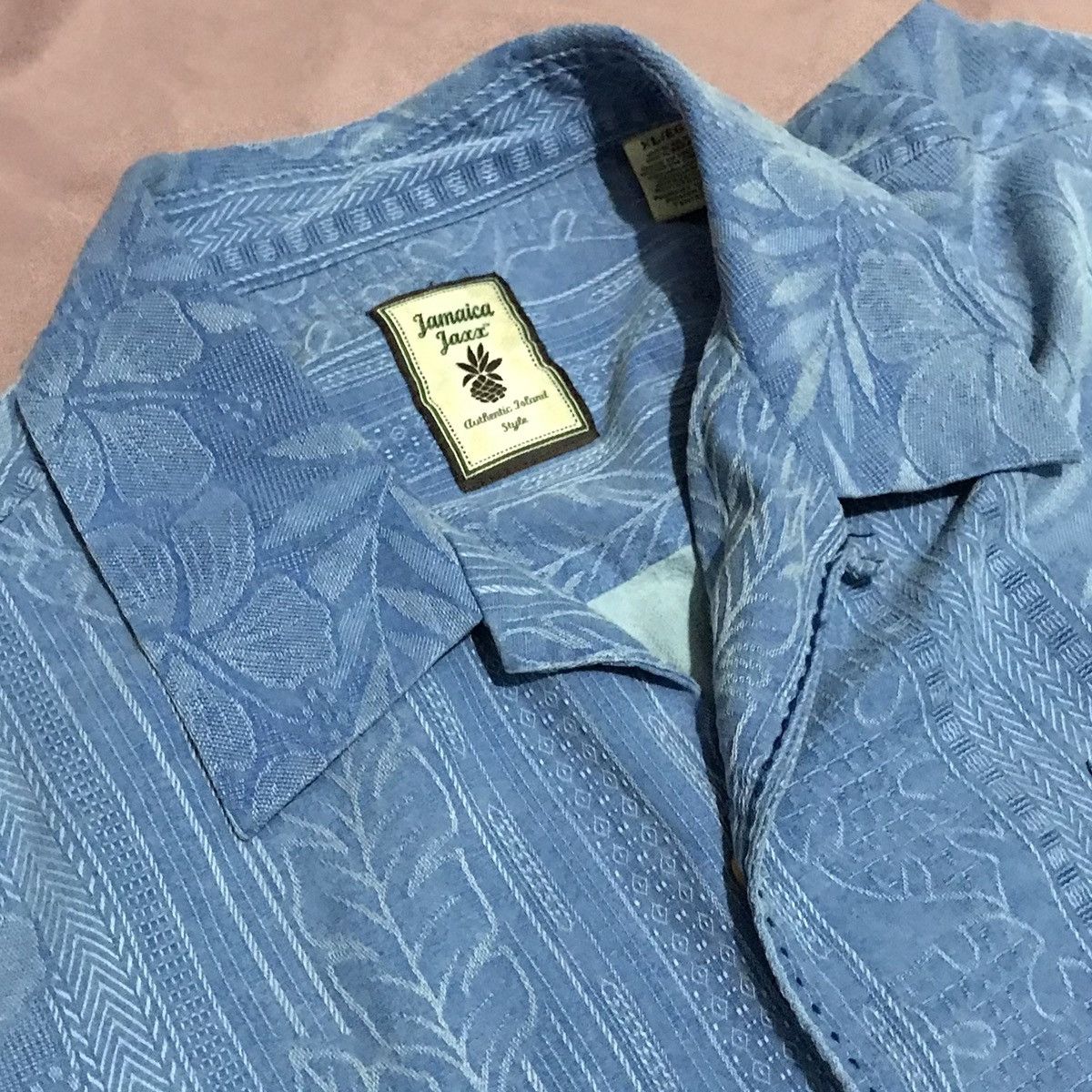 Other PURE SILK CUBAN CAMP COLLAR SUMMER BUTTON UP Size US XL / EU 56 / 4 - 7 Thumbnail