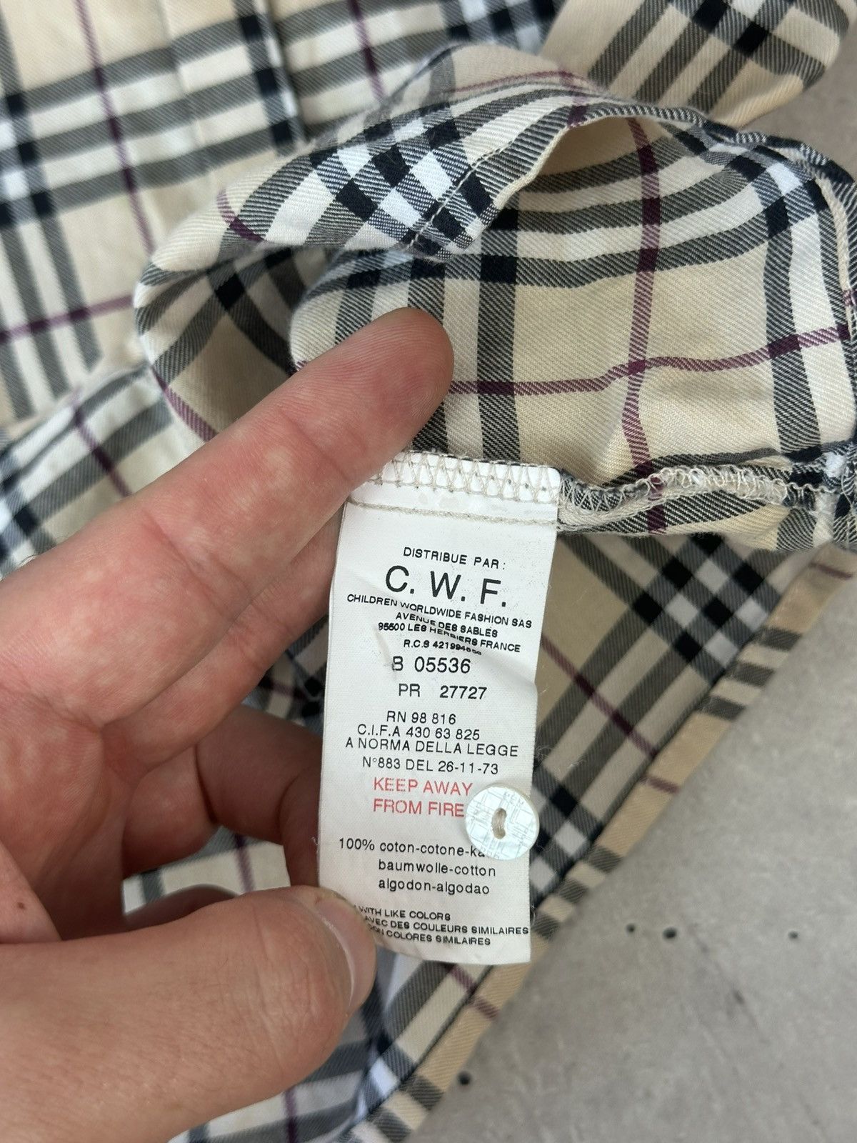 Burberry Burberry Vintage Check Long Sleeve Buttons Kids Shirt Size XS / US 0-2 / IT 36-38 - 10 Thumbnail