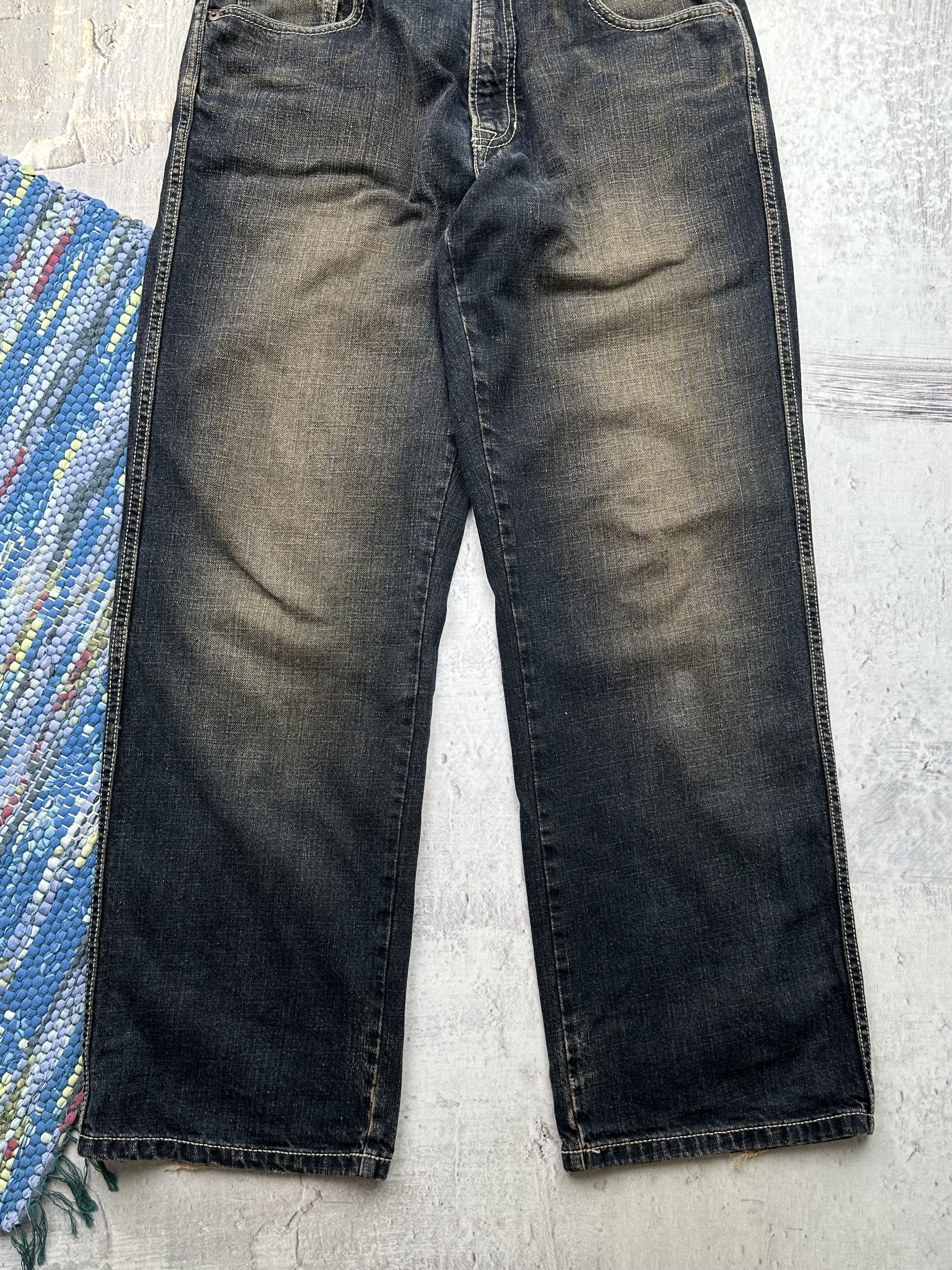 DKNY DKNY Vintage Faded Baggy Jeans A570(213) Size US 32 / EU 48 - 3 Thumbnail