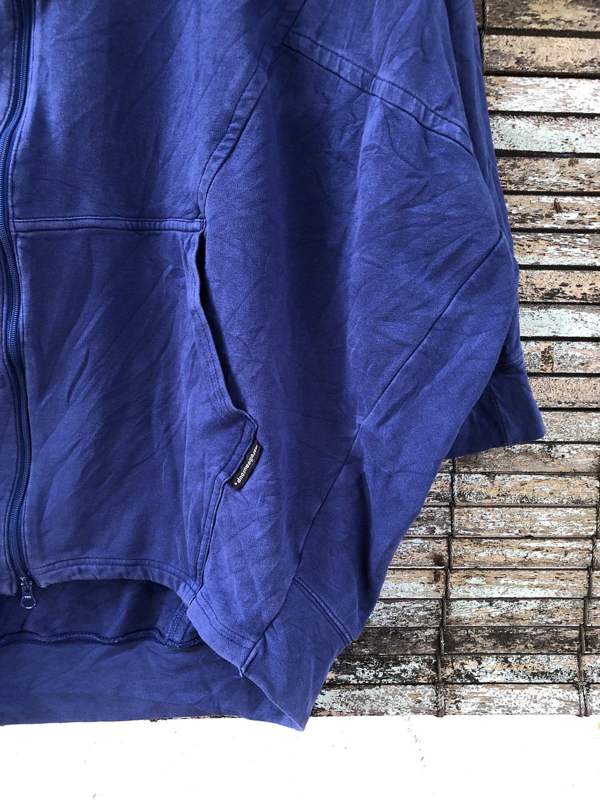 Issey Miyake × Japanese Brand × Vintage Vintage Baggy Issey Miyake Mercibeaucoup Fullzipper Hoodie Size 3XL / US 20-22 - 7 Thumbnail