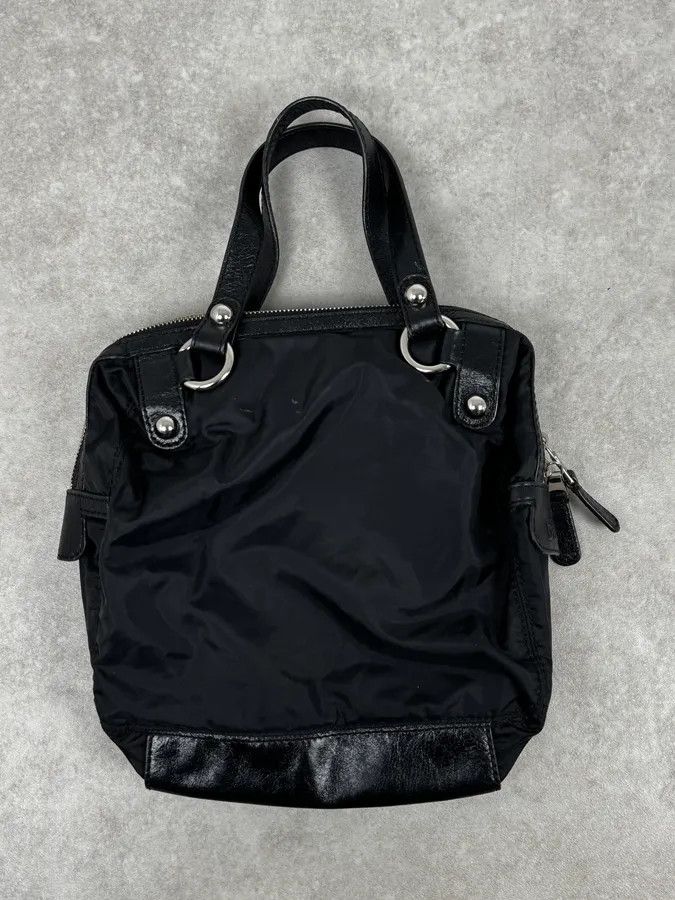 Dolce & Gabbana 2000s Dolce & Gabbana Black Cargo Zip Handle Bag Size ONE SIZE - 4 Thumbnail
