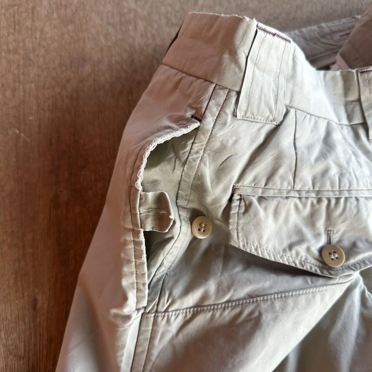 Japanese Brand LACQUER CO. TAILOR KHAKI BLANK TROUSERS PANTS W28 Size US 28 / EU 44 - 18 Thumbnail