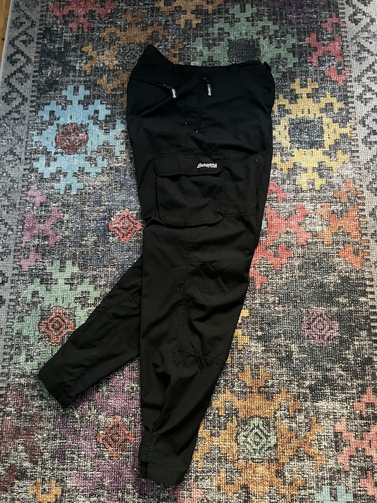 ‼️VINTAGE BERGANS REGULAR🦵🏿 CARGO MULTIPOCKET TREKKING PANTS‼️