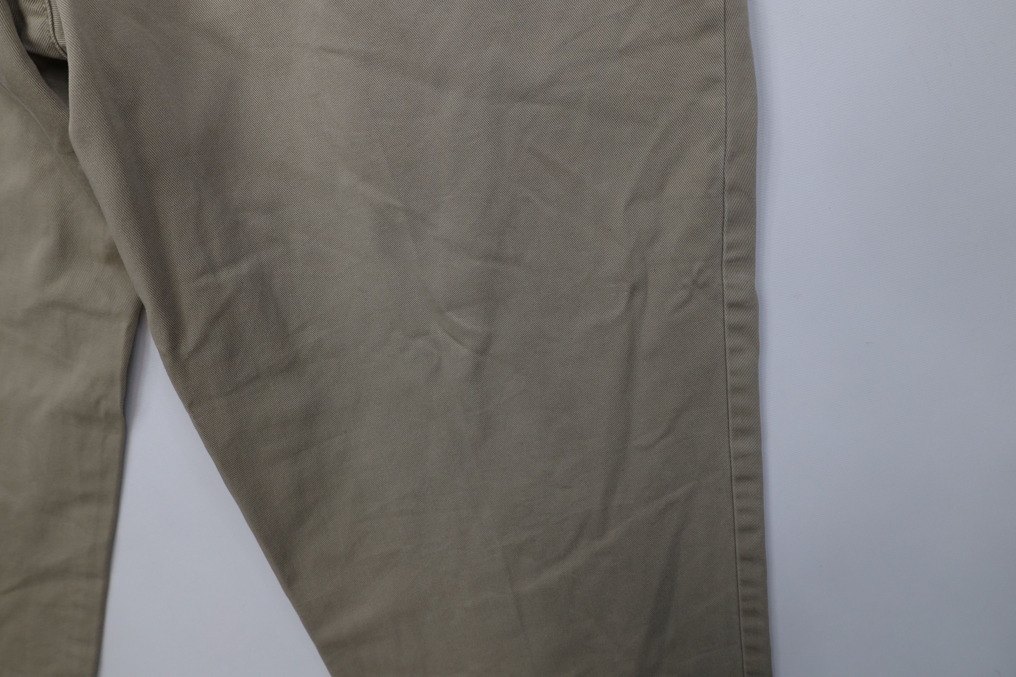 Tommy Hilfiger Vintage 90s Tommy Hilfiger Wide Leg Chino Pants Khaki Beige Size US 32 / EU 48 - 14 Thumbnail
