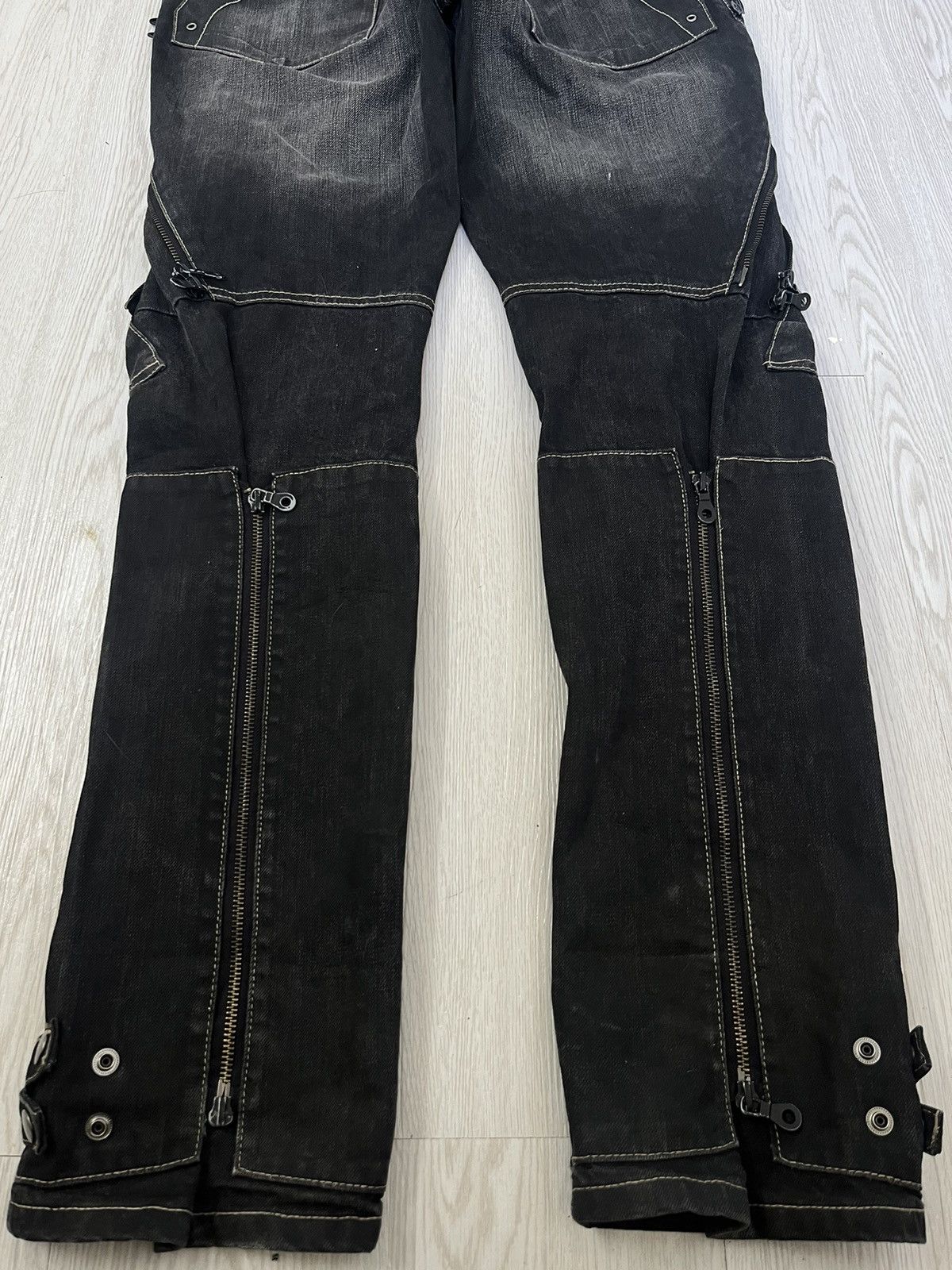 Japanese Brand × PPFM Vintage PPFM Multizipper Bondage punk ‘like undercover’Jeans Size US 34 / EU 50 - 8 Thumbnail