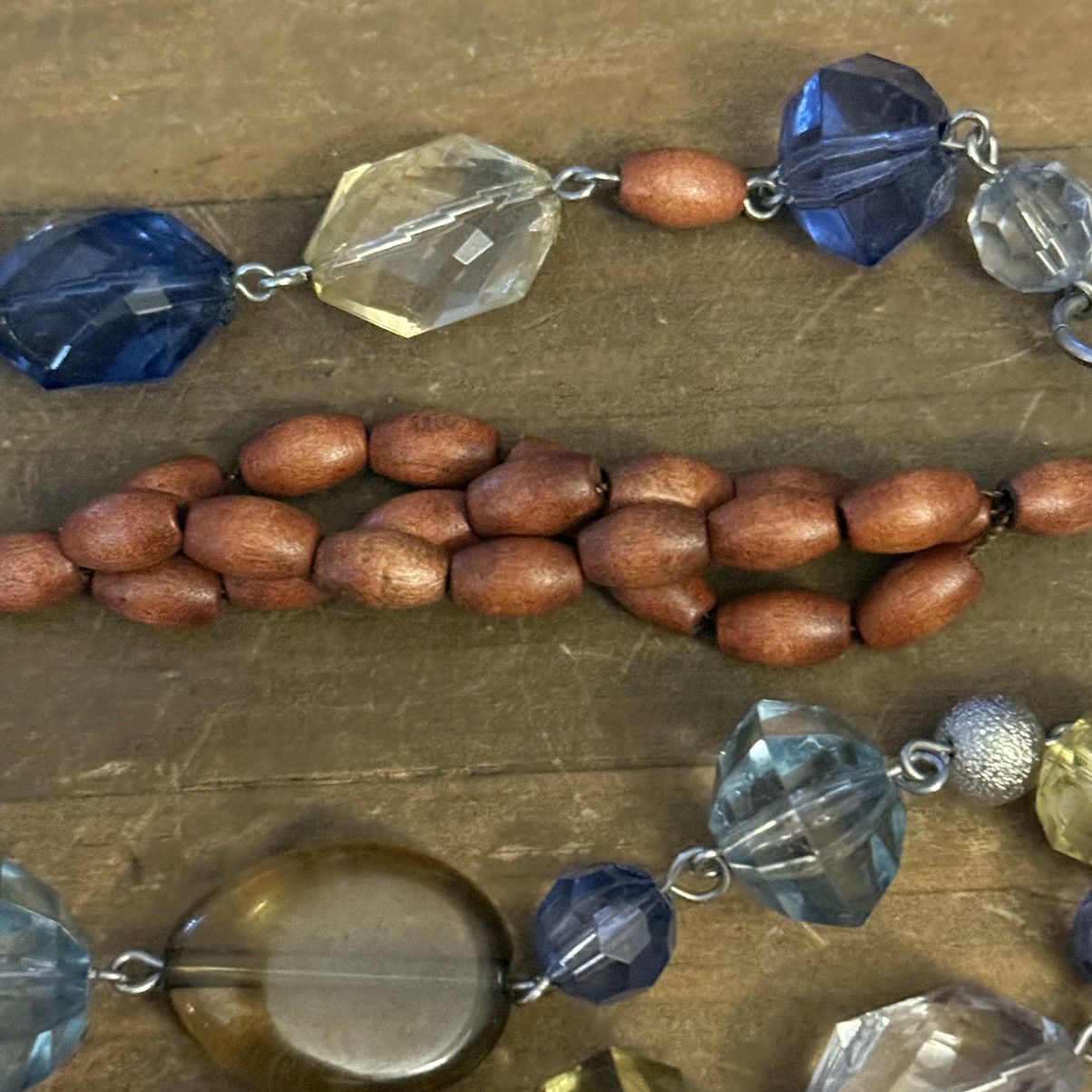 Other Long multicolor mixed faceted bead necklace Size ONE SIZE - 5 Thumbnail