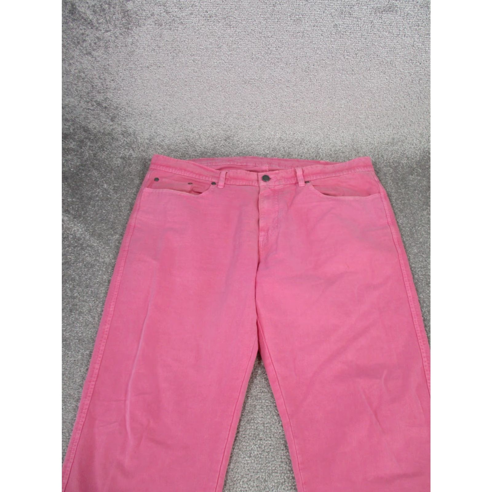 Vintage Oliver Ridley Chino Pants Womens Regular 40 Pink Solid Size 27" / US 4 / IT 40 - 5 Thumbnail
