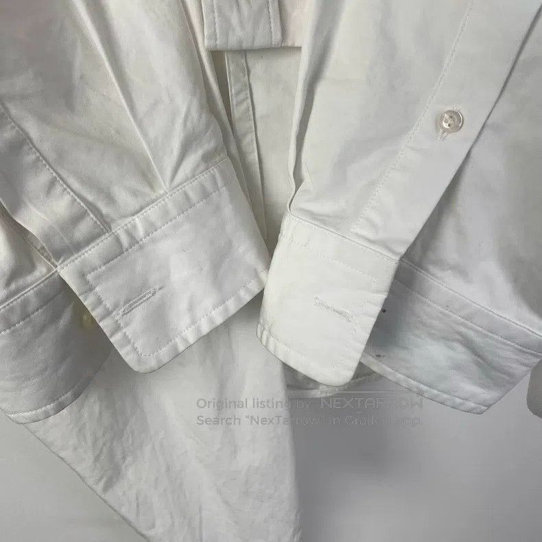 Balenciaga Balenciaga White irregular hem shirt Size XS / US 0-2 / IT 36-38 - 4 Thumbnail