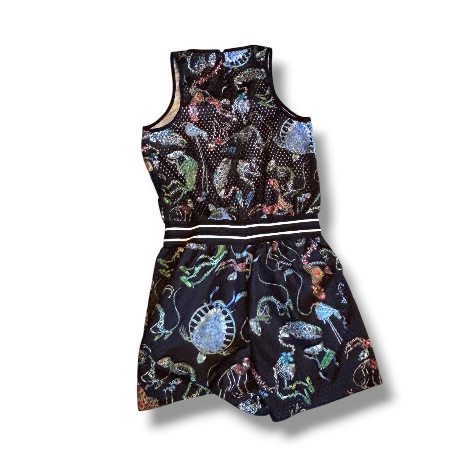 Puma Puma x SWASH London Fossil Printed Romper Medium Black Mesh Size 27" / US 4 / IT 40 - 8 Thumbnail