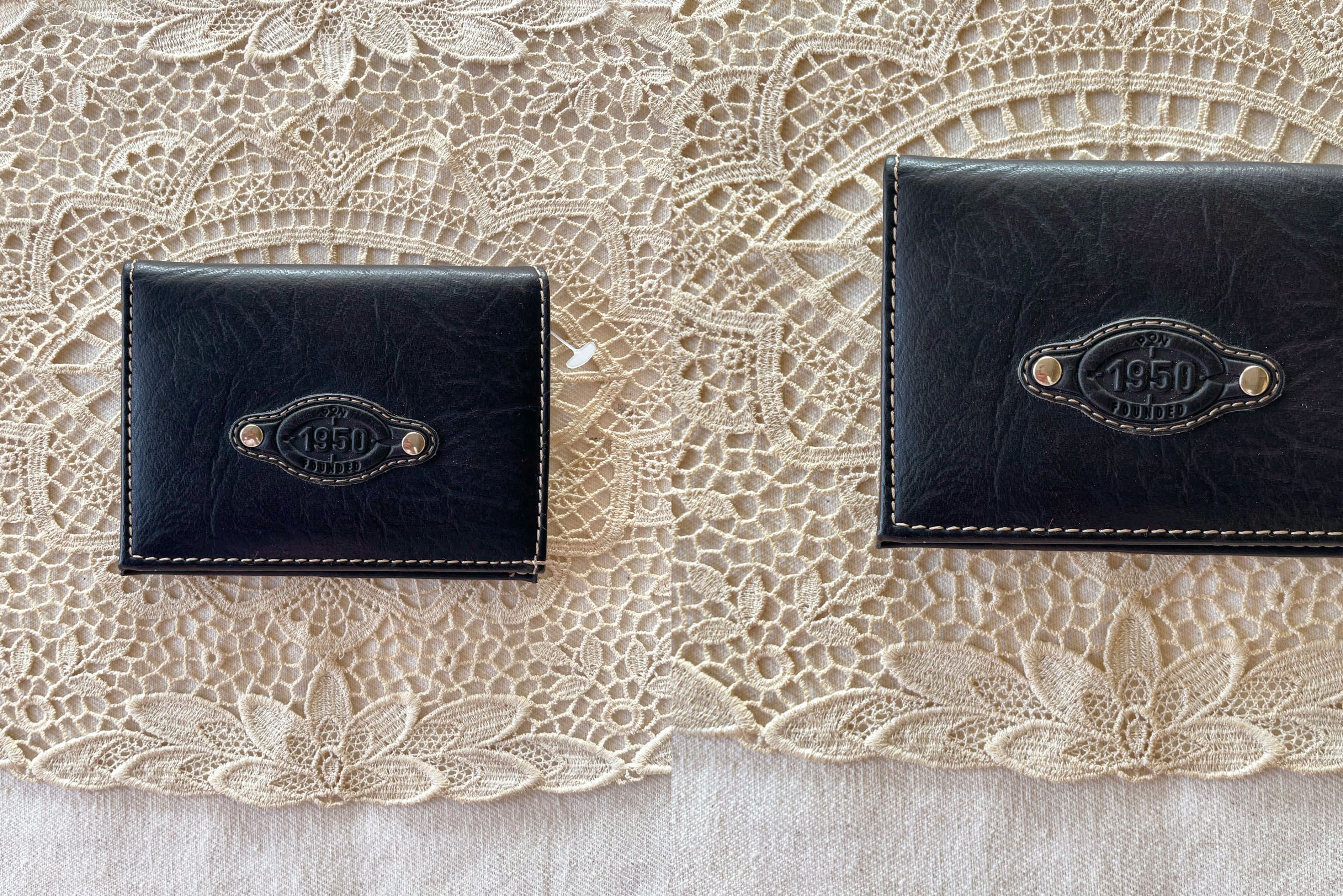 Vintage Deadstock Don 1950 FOUNDED faux Leather Bifold Men's wallet Size ONE SIZE - 9 Thumbnail