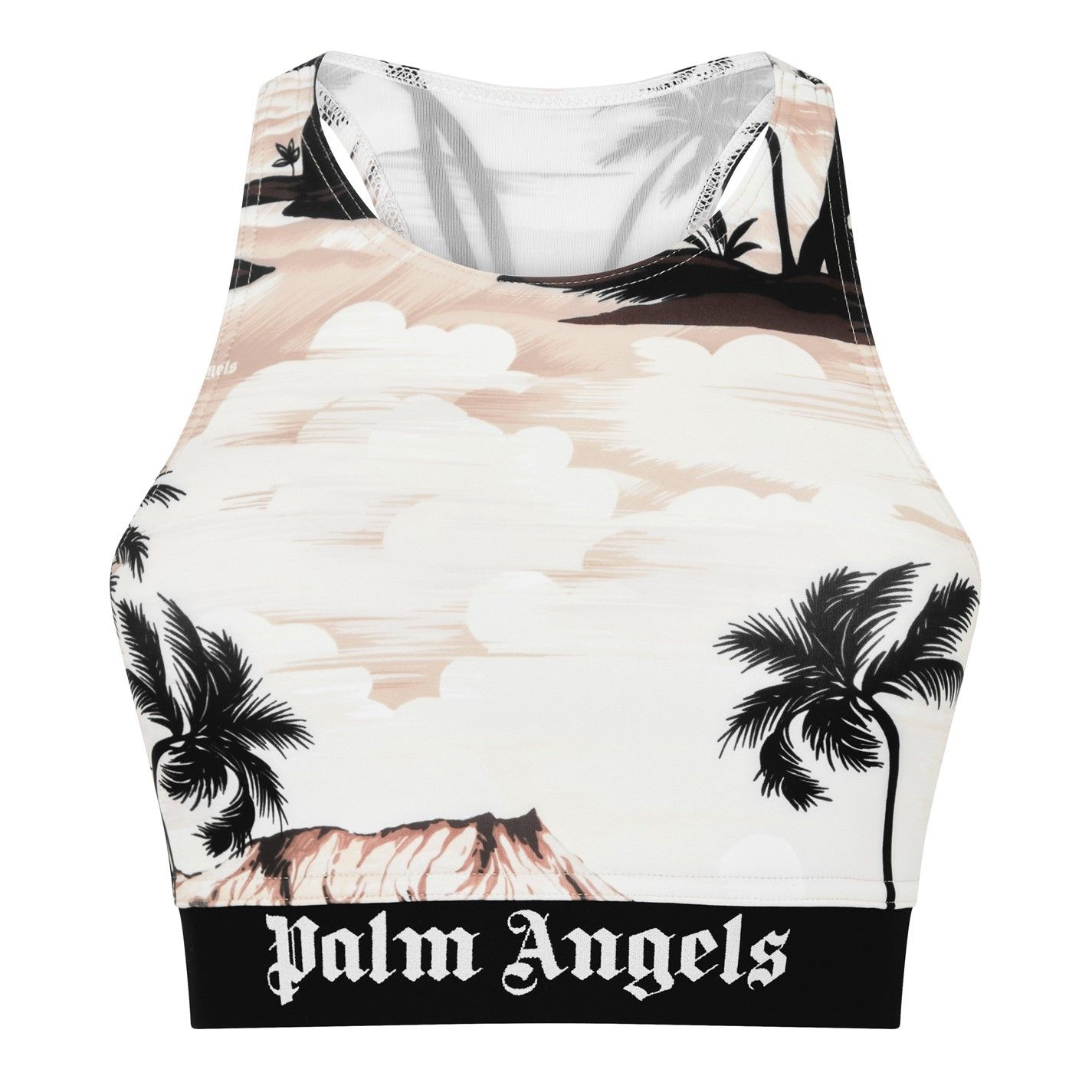 Palm Angels o1g2r1mq0325 Hawaii Crop Top in Multicolor Size XS / US 0-2 / IT 36-38 - 1 Thumbnail