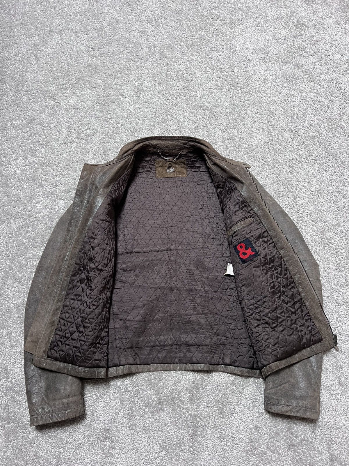 Dolce & Gabbana Vintage Dolce & Gabbana Brutalist Pig Leather Archive Jacket Size US L / EU 52-54 / 3 - 8 Thumbnail