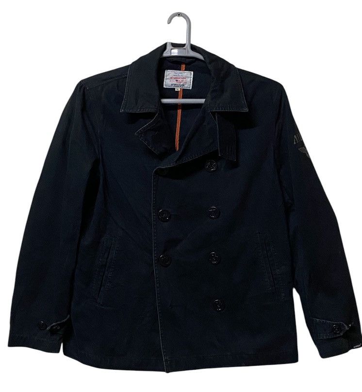 Avirex Avirex army cotton jacket wool duffle navy blue colour Size US XL / EU 56 / 4 - 1 Thumbnail