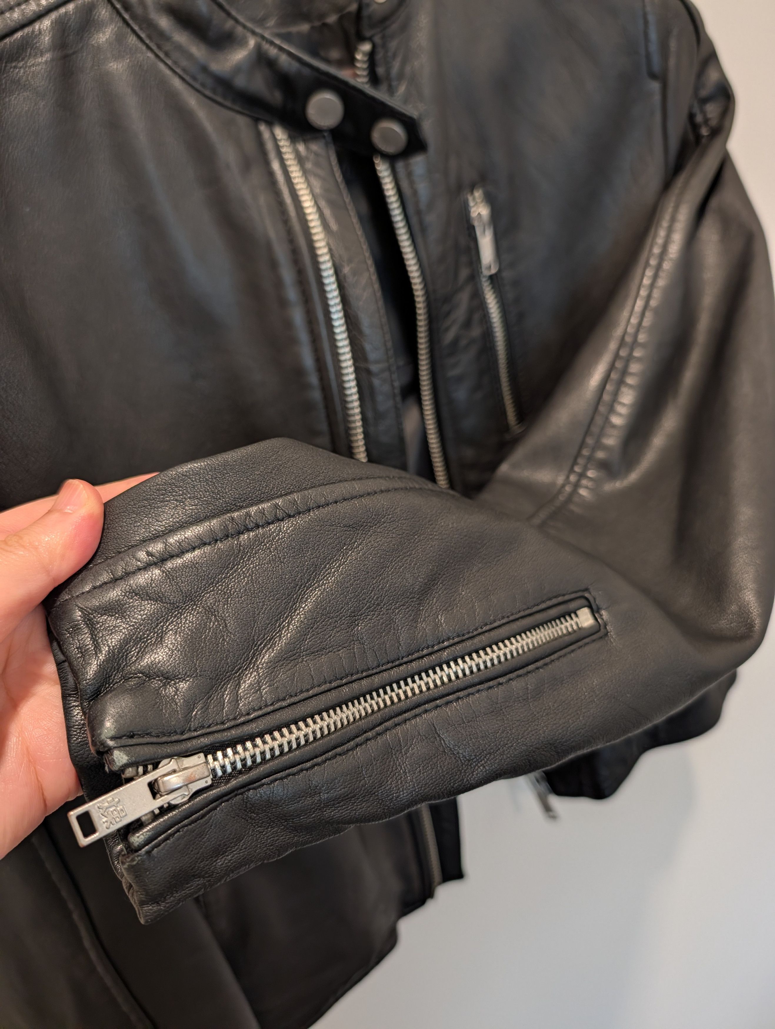 Superdry Superdry Black Leather Jacket for Women Size S Size S / US 4 / IT 40 - 10 Thumbnail