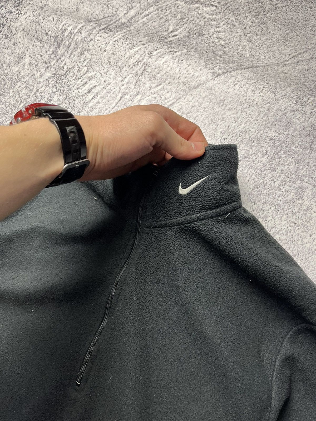 Nike Vintage Nike Fleece Sweater 90s Sweatshirt Basic Swoosh Size US L / EU 52-54 / 3 - 7 Thumbnail