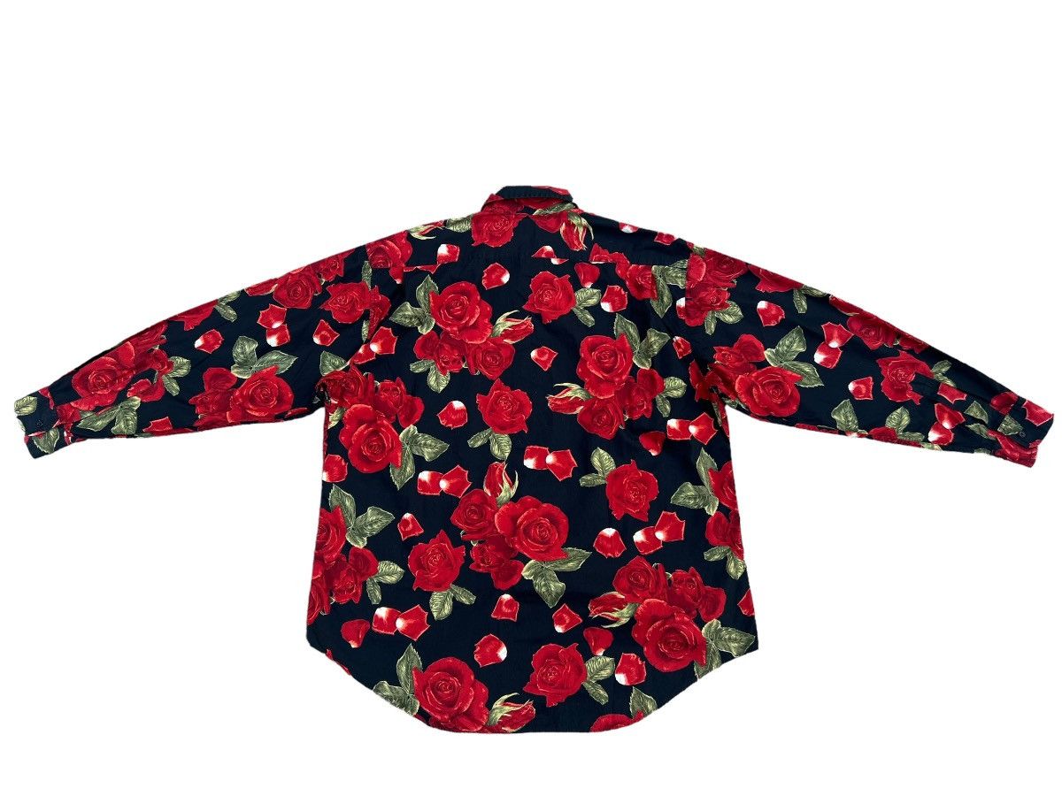 Karl Helmut Vintage Karl Helmut Japan Psychedelic Roses Button Shirt Size US M / EU 48-50 / 2 - 2 Thumbnail