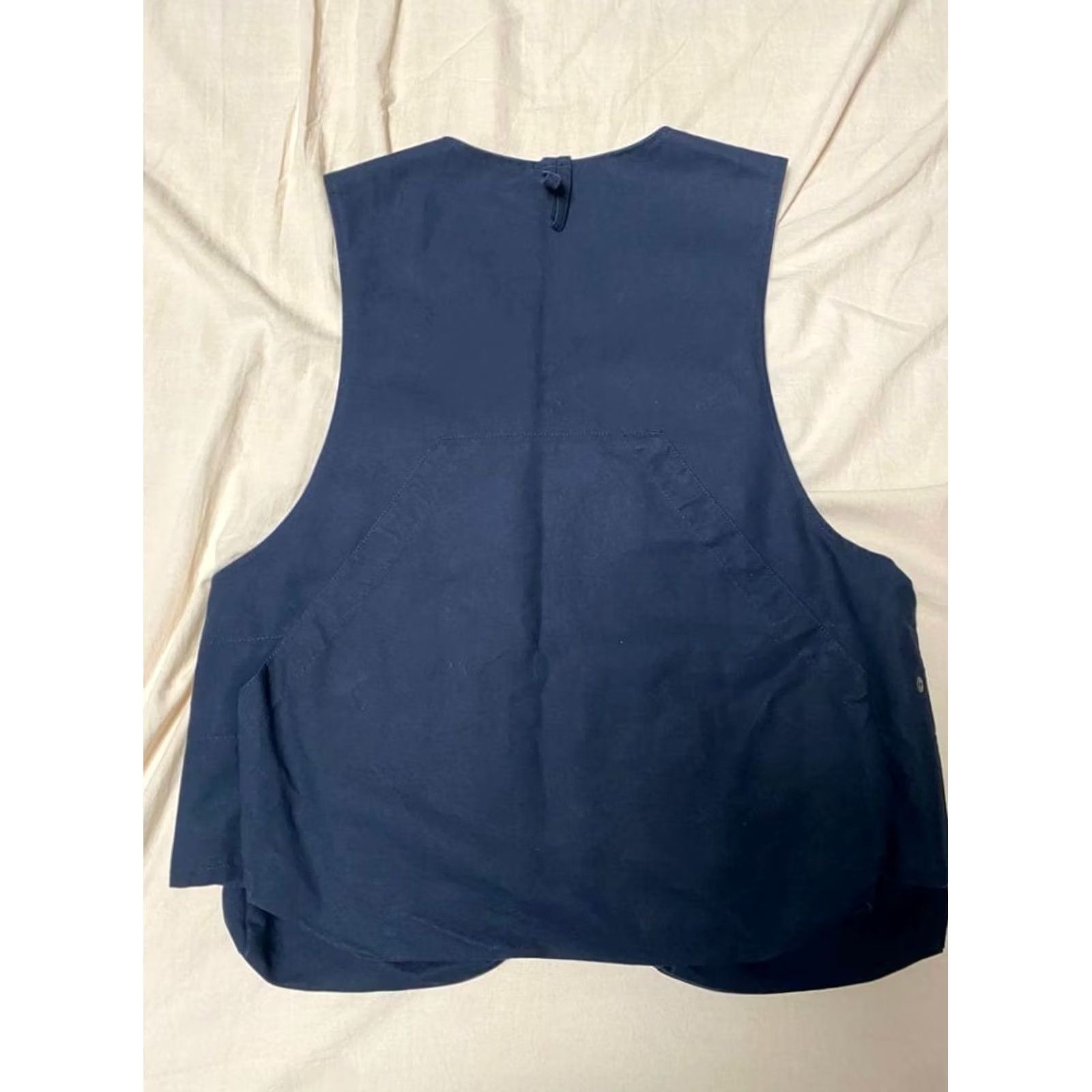 Engineered Garments ENGINEERED GARMENTS HUNTING VEST SIZE M COTTON NAVY USED MEN Size US M / EU 48-50 / 2 - 4 Thumbnail