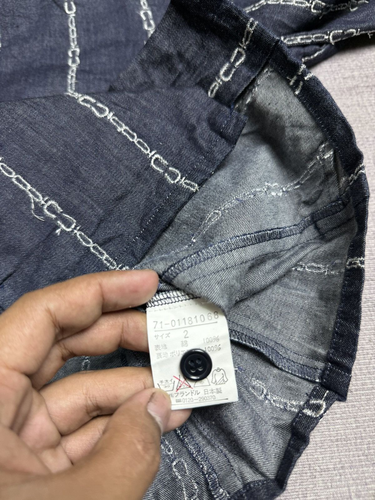 Yohji Yamamoto INED BY YOHJI YAMAMOTO SHIRT Size M / US 6-8 / IT 42-44 - 7 Thumbnail