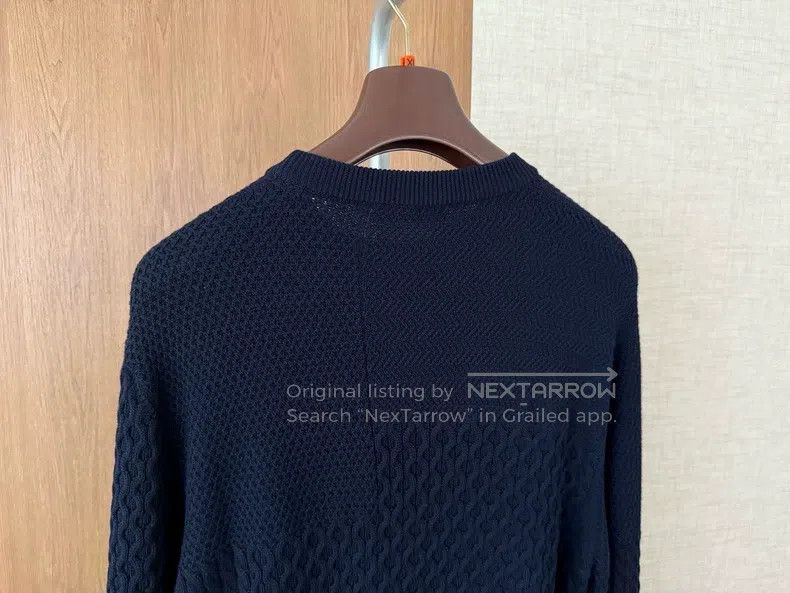 Loro Piana Loro Piana 12 Micron Ultrafine Merino Wool Thick Twist Kni Size US L / EU 52-54 / 3 - 6 Thumbnail