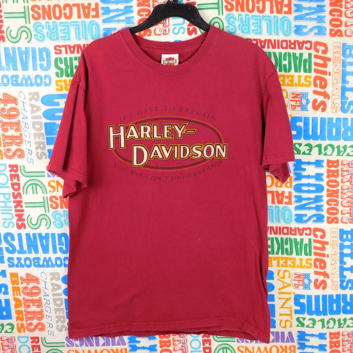 Harley Davidson Y2K Harley Davidson Boston T Shirt Size L Boat Graphic 2003 Size US L / EU 52-54 / 3 - 1 Thumbnail