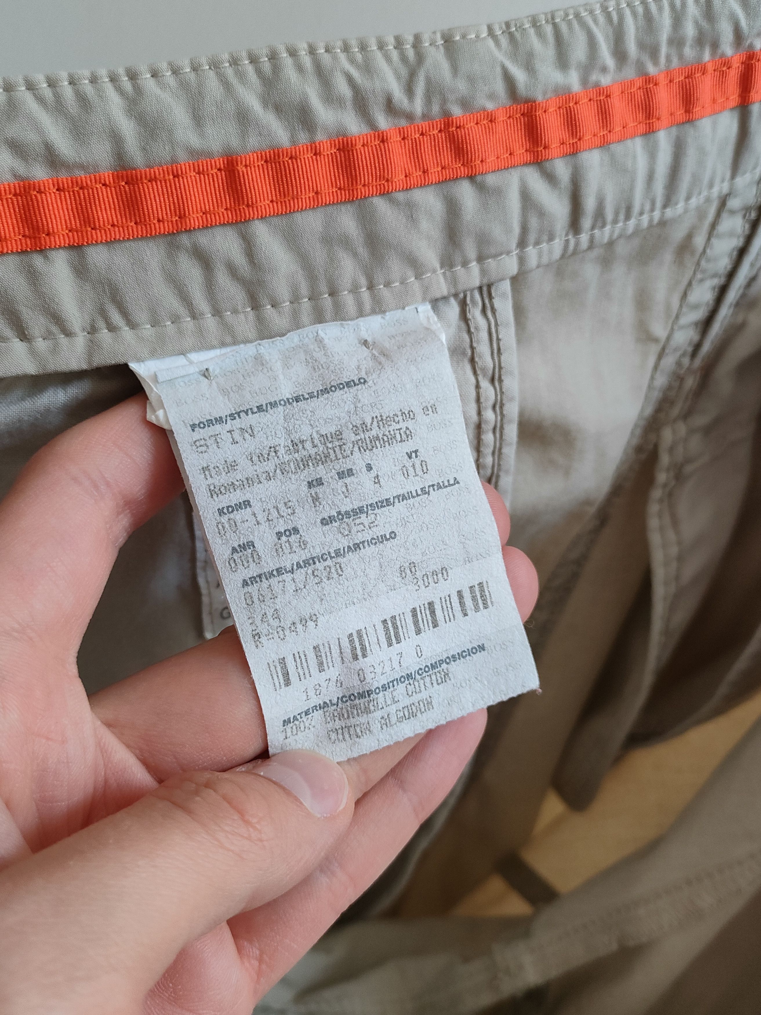 Hugo Boss 2000s Boss Orange Concealed Knee Pockets Chinos Size US 36 / EU 52 - 10 Thumbnail