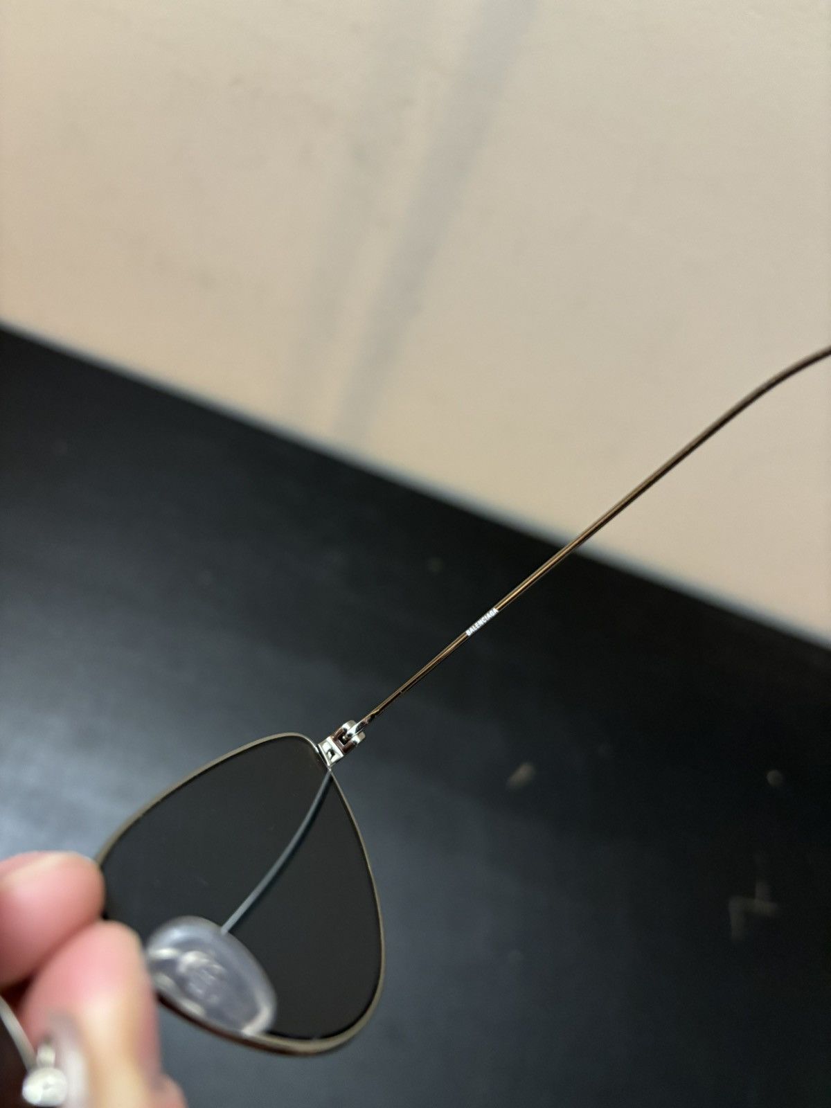 Balenciaga Balenciaga Wire Cat Eye Repeating Logo Lense Sunglasses Size ONE SIZE - 2 Thumbnail