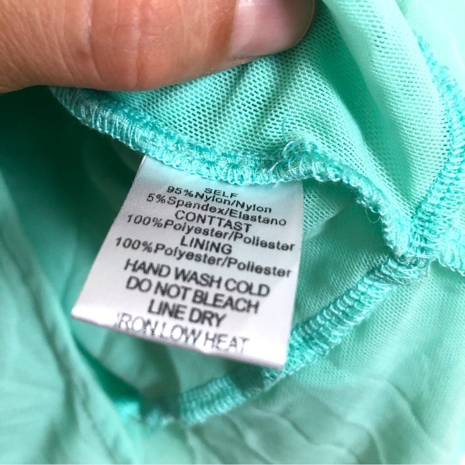 Other Fashion Nova Turquoise Ruffle Bodysuit One Piece Top Size XL / US 12-14 / IT 48-50 - 6 Thumbnail