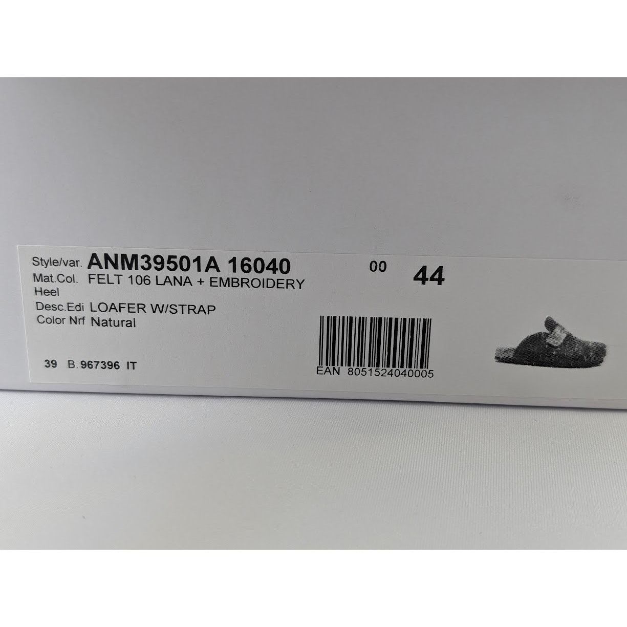 JW Anderson J.W.Anderson , Embroider Loafer in Natural Size US 11 / EU 44 - 22 Thumbnail