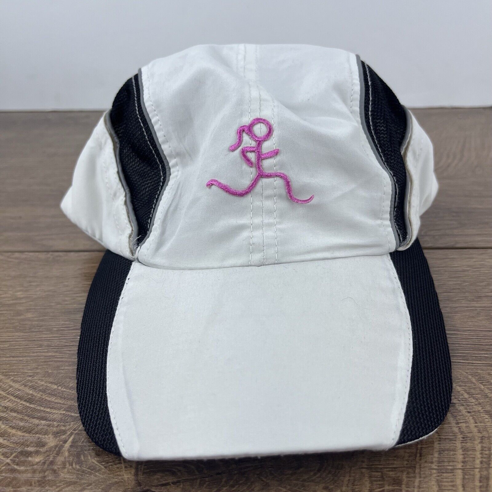 Other Run Hat Running Runners Hat White Cap Hat Adjustable Hat Whi Size ONE SIZE - 3 Thumbnail