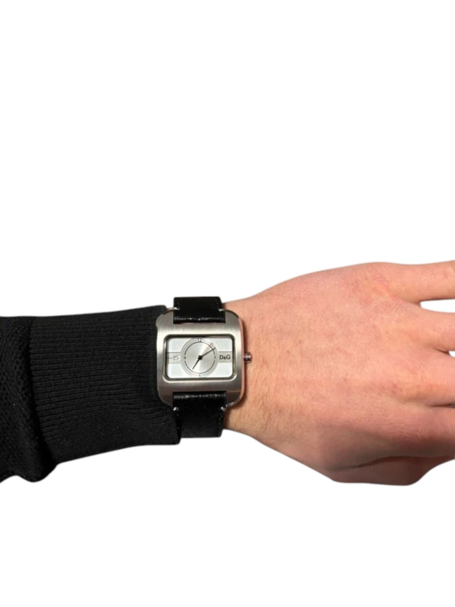 Dolce & Gabbana D&G Time Square Dial Watch + Extra Stainless Steel Bracelet Size ONE SIZE - 9 Thumbnail