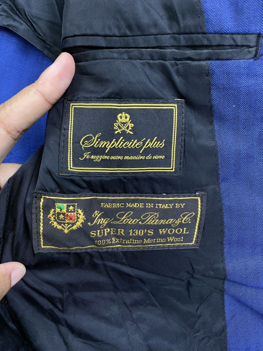 Loro Piana 🔥Simplicite Plus X Loro Piana Striped Blazer Jacket Size US M / EU 48-50 / 2 - 9 Thumbnail