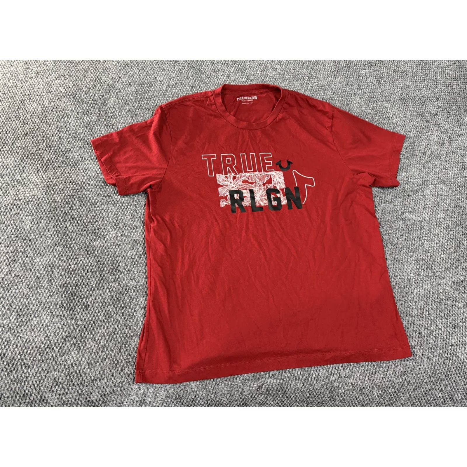 True Religion True Religion Shirt Mens 2XL Red Logo Graphic Tee T-Shirt Crewneck Short Sleeve Size US XXL / EU 58 / 5 - 2 Thumbnail