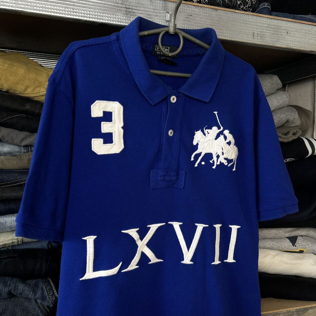 Polo Ralph Lauren Vintage Polo Ralph Lauren Big Logo Y2k opium japan polo Size US S / EU 44-46 / 1 - 2 Thumbnail