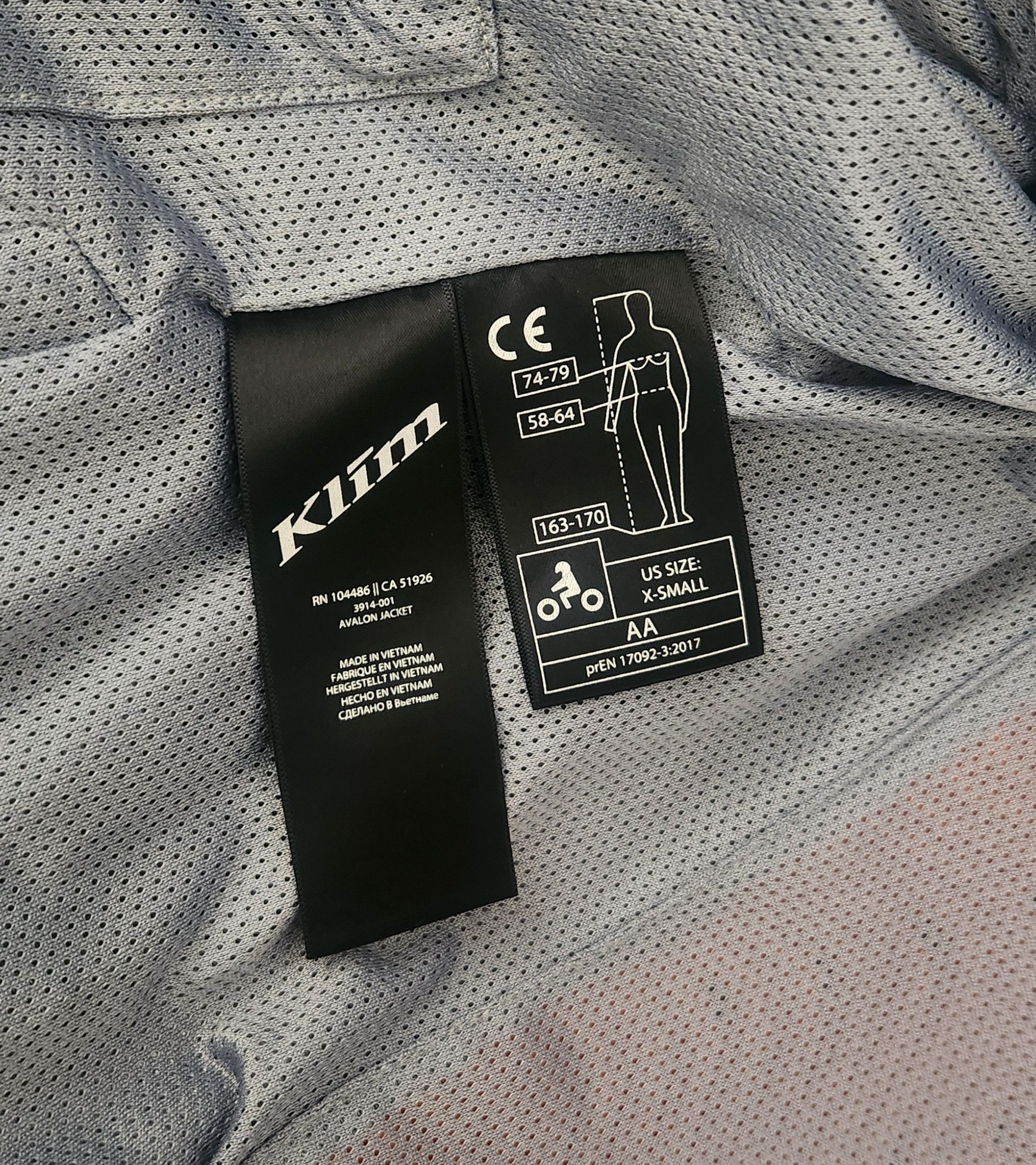 Other Klim Induction Cool Gray Mesh D30 Armored Motorcycle Jacket Size XS / US 0-2 / IT 36-38 - 7 Thumbnail