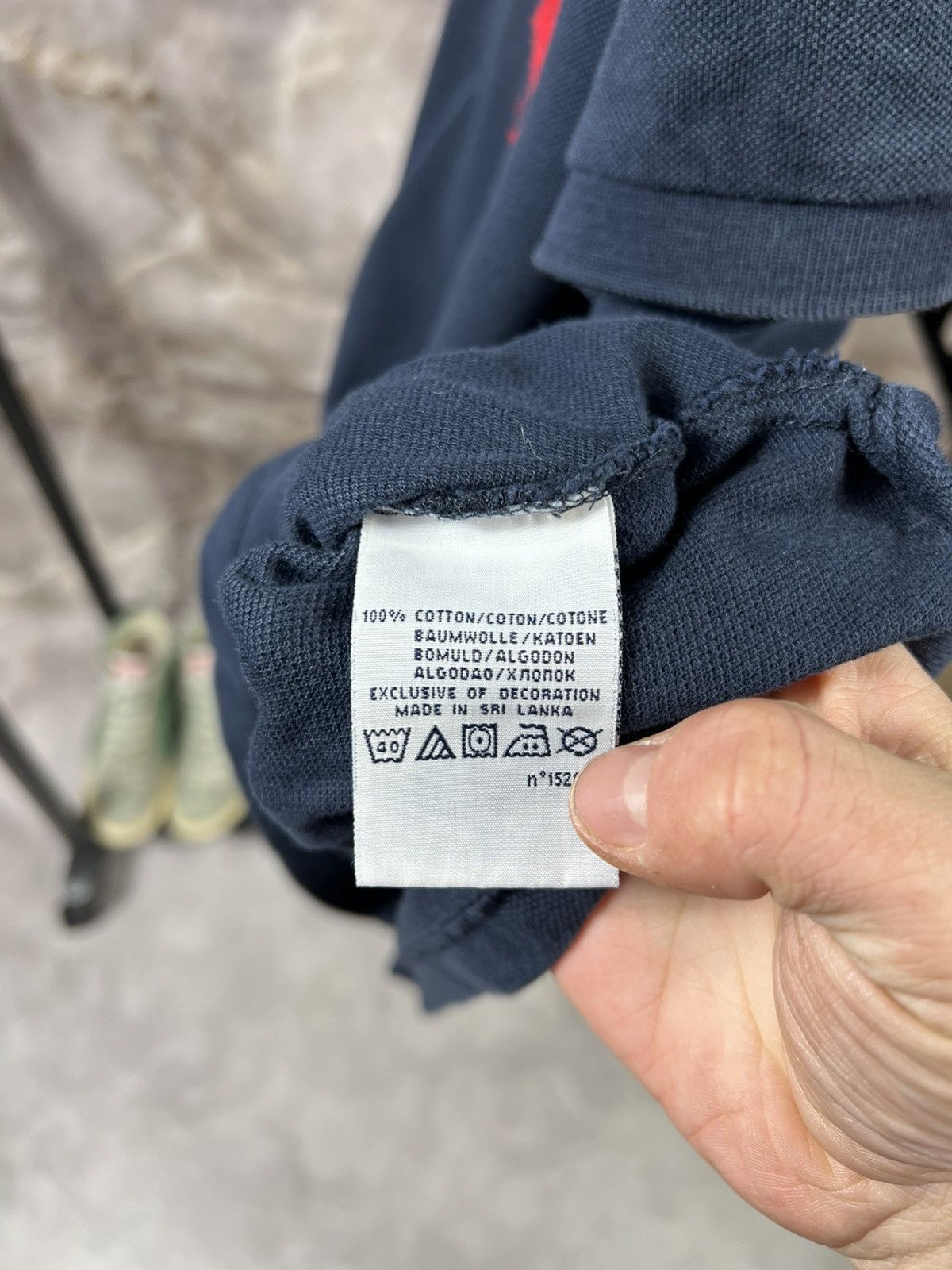 Polo Ralph Lauren × Vintage Vintage Polo Ralph Lauren Distressed Y2k Polo Size US L / EU 52-54 / 3 - 6 Thumbnail