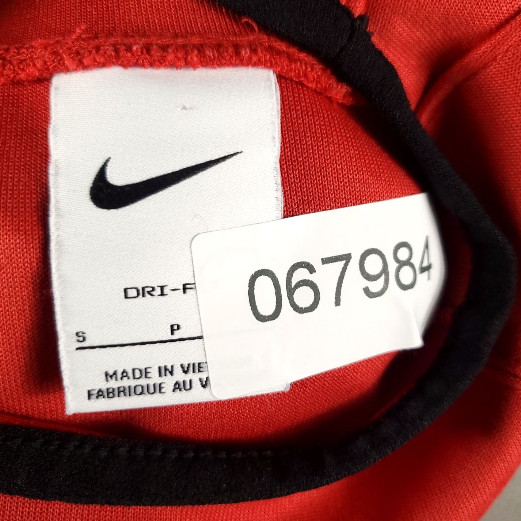 Nike Nike Hoodie Mens Small Red Pullover Sweatshirt Short Sleeve Mock Neck Logo Cotton Blend Sweatshirt Short Sleeve Vintage No Size US S / EU 44-46 / 1 - 8 Thumbnail