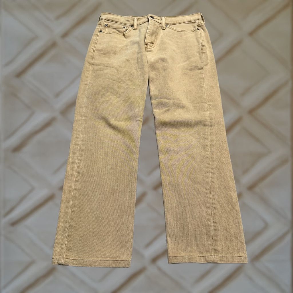 Levi's Levi's 514 Jeans Mens 30x27 Khaki Brown Cotton Denim Straight Regular Comfort Stretch Size US 30 / EU 46 - 1 Thumbnail