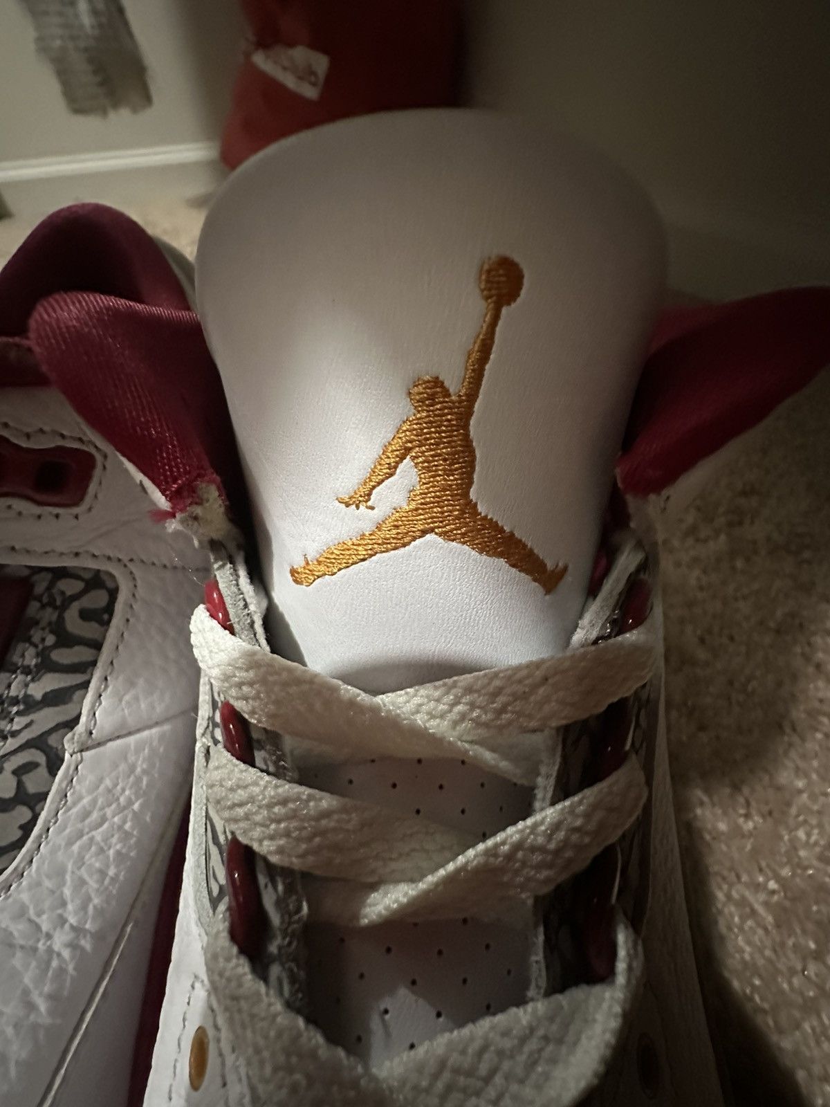 Jordan Brand Jordan retro 3 red cardinal Size US 9.5 / EU 42-43 - 5 Thumbnail