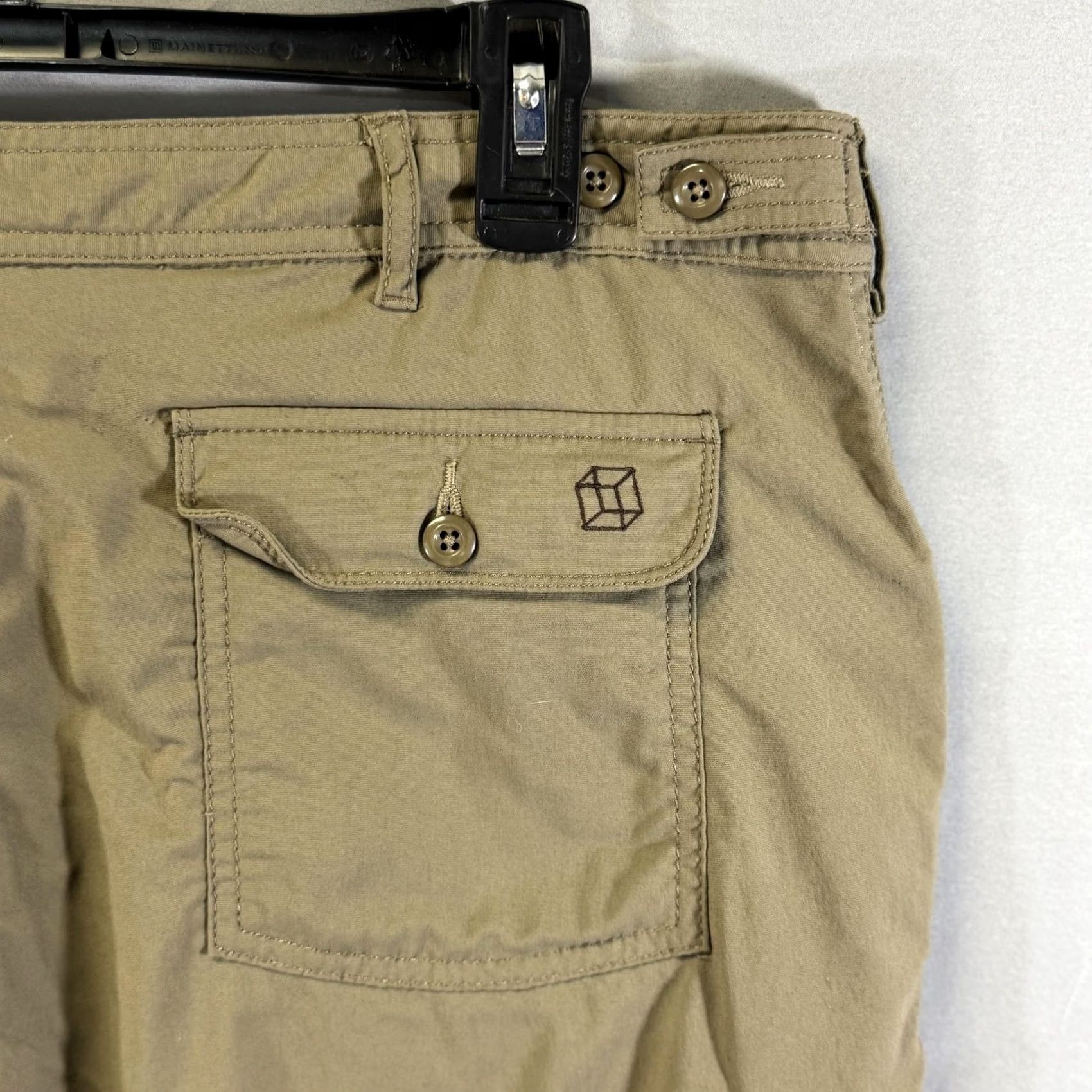 Vintage Clothing Arts P^Cubed Pick-Pocket Proof Travel Cargo Pants Womens 12 Khaki Beige Nylon Spandex Zip Fly Pocket Pants Travel Mens? Size 34" / US 12 / IT 48 - 3 Thumbnail