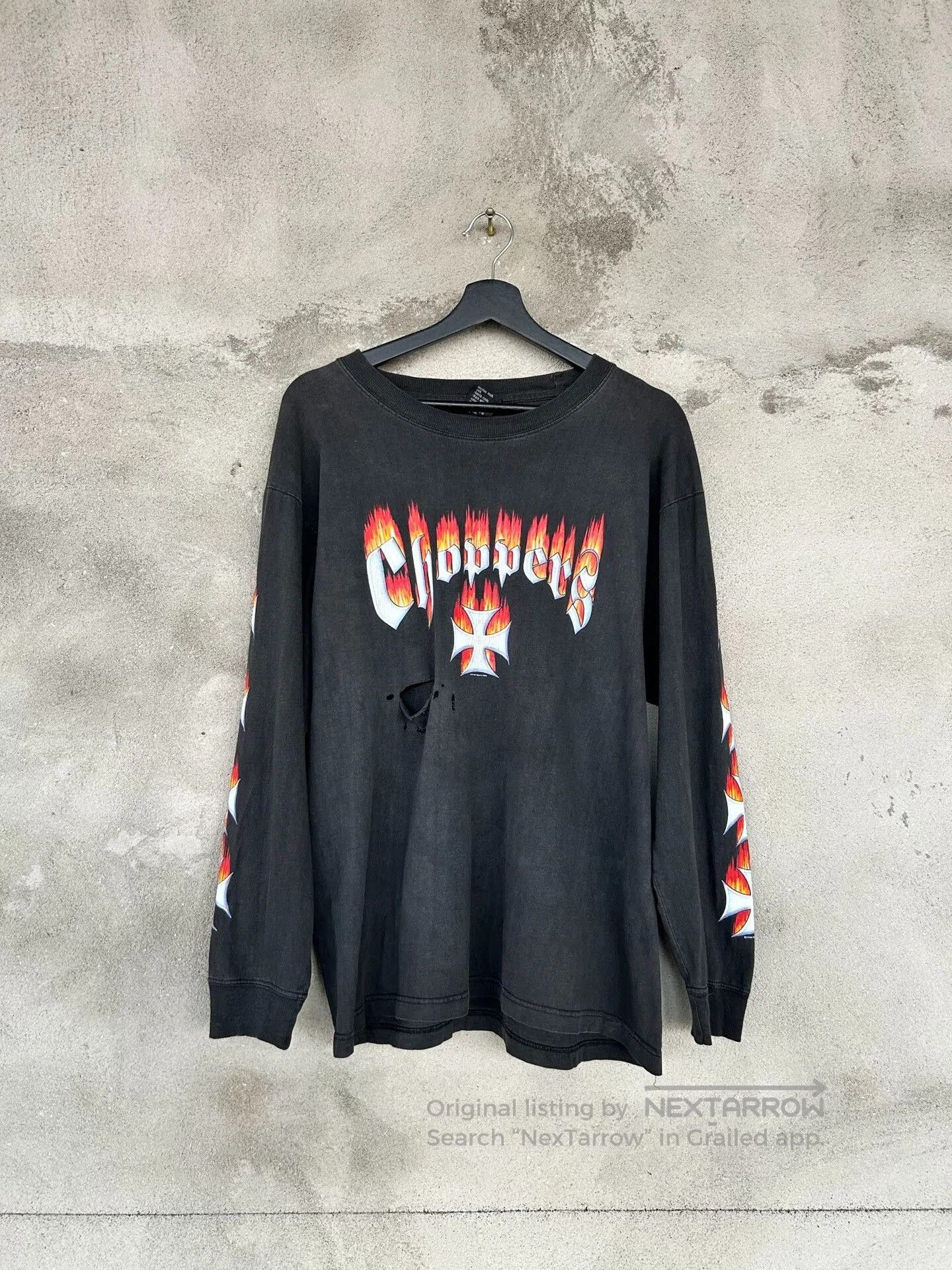 Vintage Vintage West Coast Choppers Flame Long. Size US M / EU 48-50 / 2 - 1 Thumbnail
