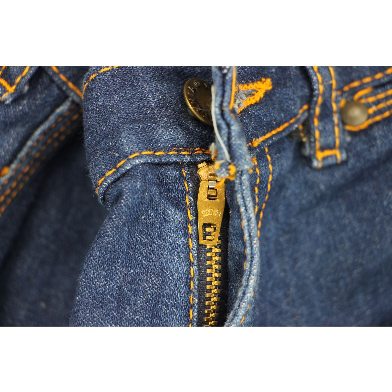 Other 80s 70s Vintage Indigo High Waisted Mom Denim Jeans 37 Size 37" - 10 Thumbnail