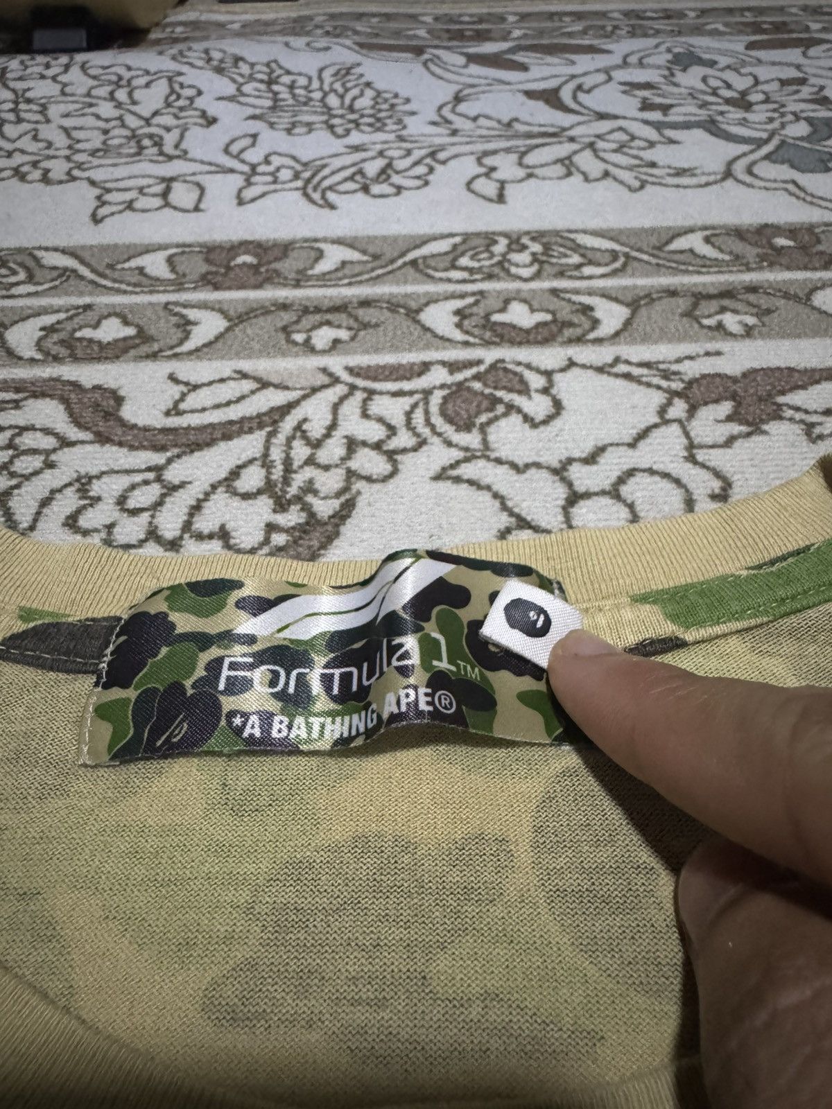 Bape HYPEBEAST! Bape x F1 ABC Camo Shark Tshirt Size US M / EU 48-50 / 2 - 7 Thumbnail