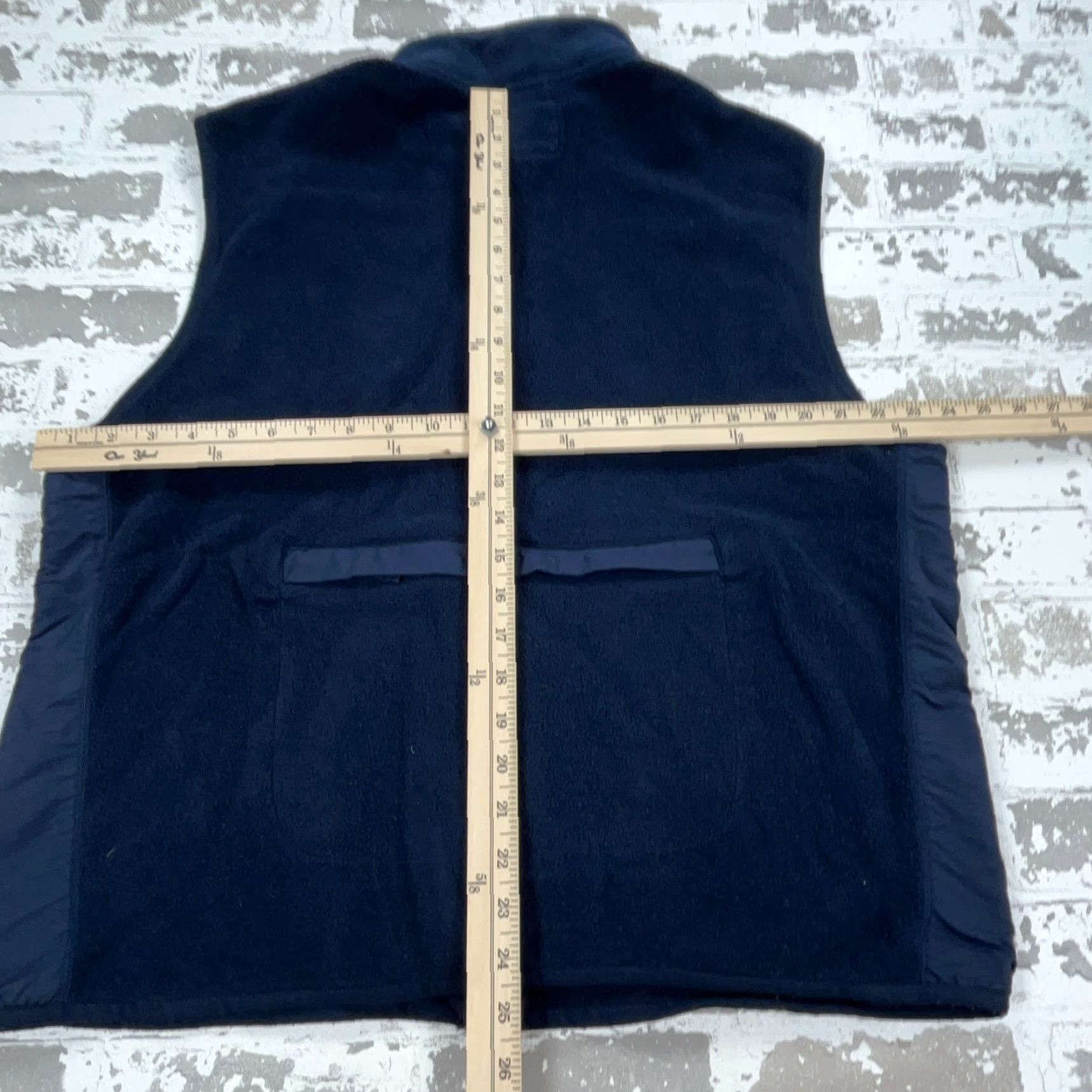 Gap Gap Vest Men XL Blue Full Zip Fleece Jacket, Zipped Pockets, Stand-Up Collar, All Seasons, Classic Outdoor, Hiking, Works Men Size US XL / EU 56 / 4 - 7 Thumbnail