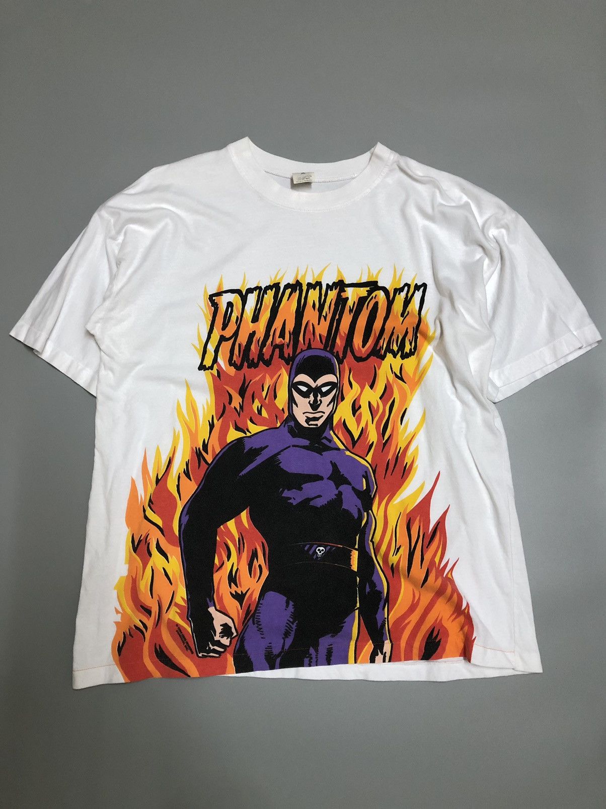 DC Comics × Vintage Vintage 90s PHANTOM DC COMICS T-shirt Size US XL / EU 56 / 4 - 1 Thumbnail