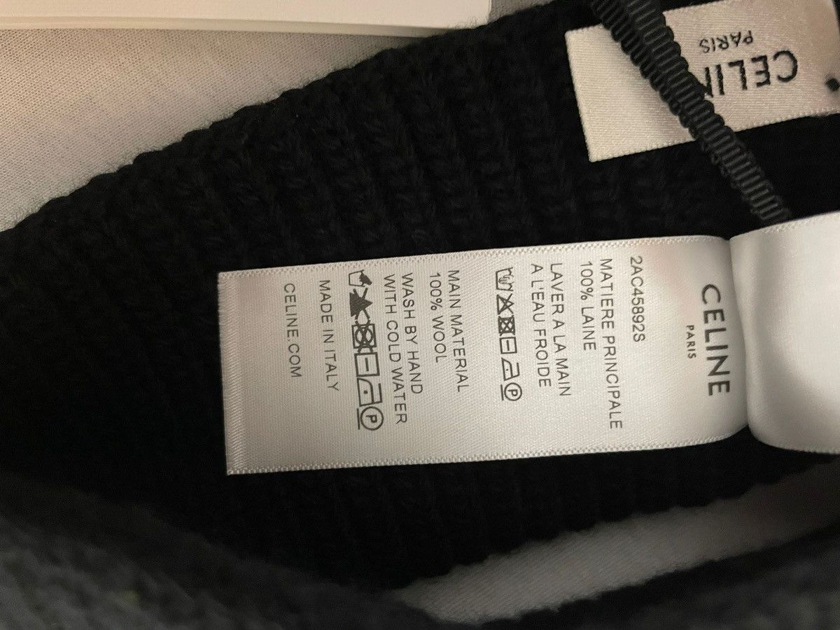 Celine × Hedi Slimane FW22 - BOY DOLL - Headband Hat Celine Logo Pop Up Only Size ONE SIZE - 5 Thumbnail