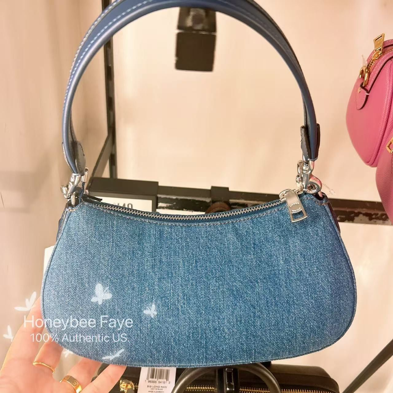 Coach Ashton Bag CAK44 denim/Silver/Indigo Size ONE SIZE - 4 Thumbnail