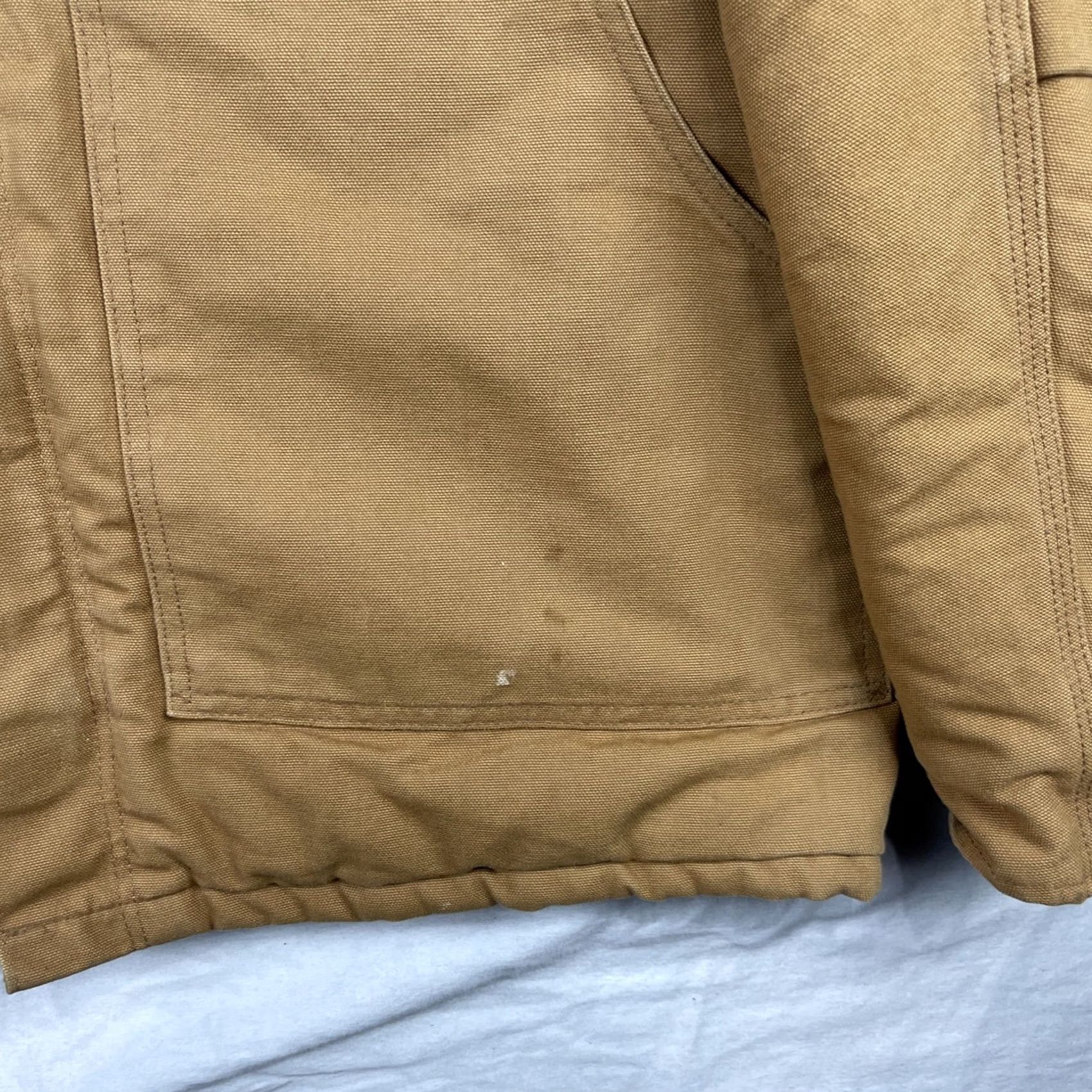Carhartt VINTAGE Carhartt Jacket Mens 42 Brown Duck Traditional Coat Quilt Lined Corduroy Jacket Size US XS / EU 42 / 0 - 5 Thumbnail