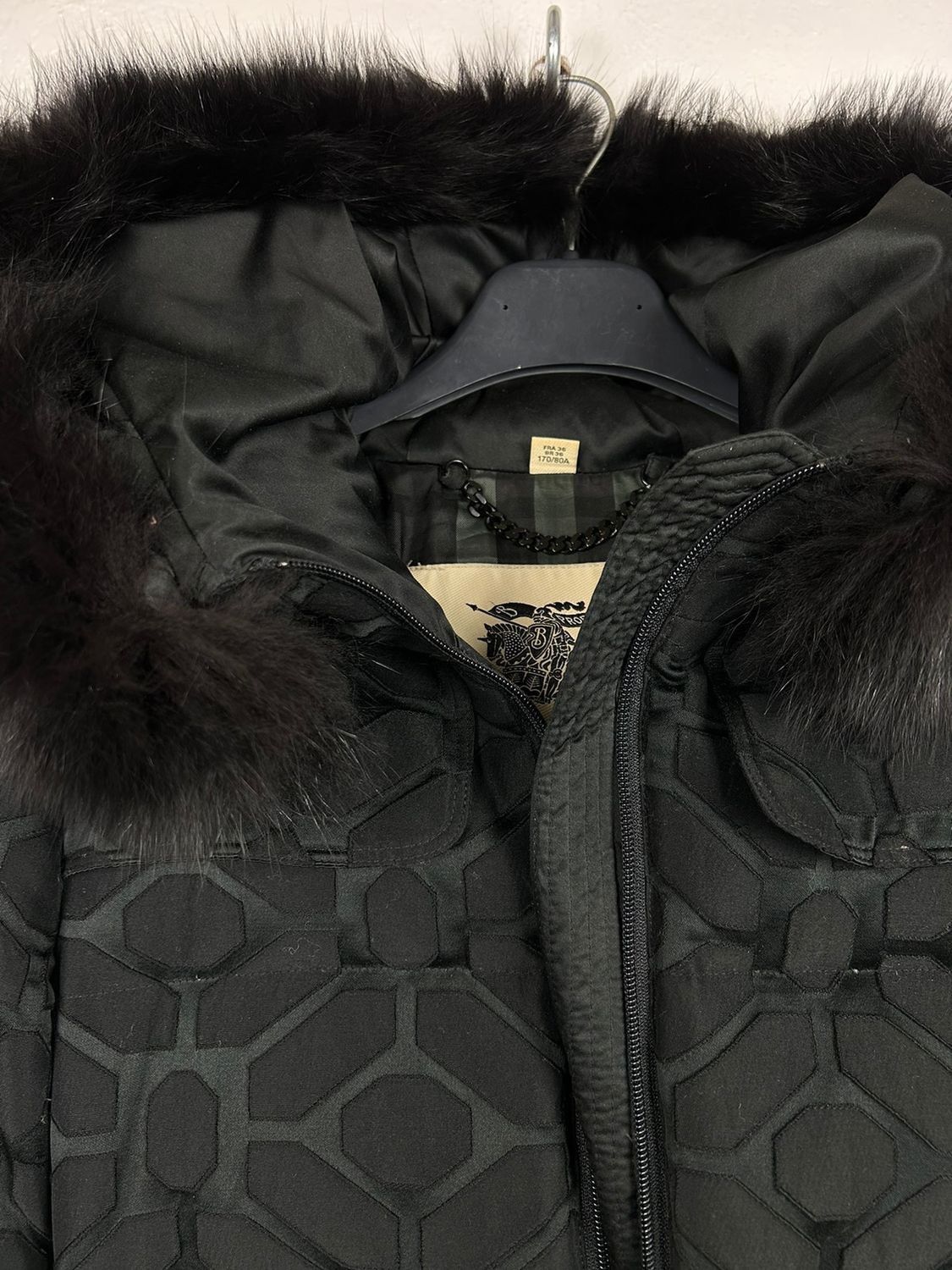 Burberry Burberry London Blue Fox Fur Mallard Duck Down Parka Jacket Size S / US 4 / IT 40 - 12 Thumbnail