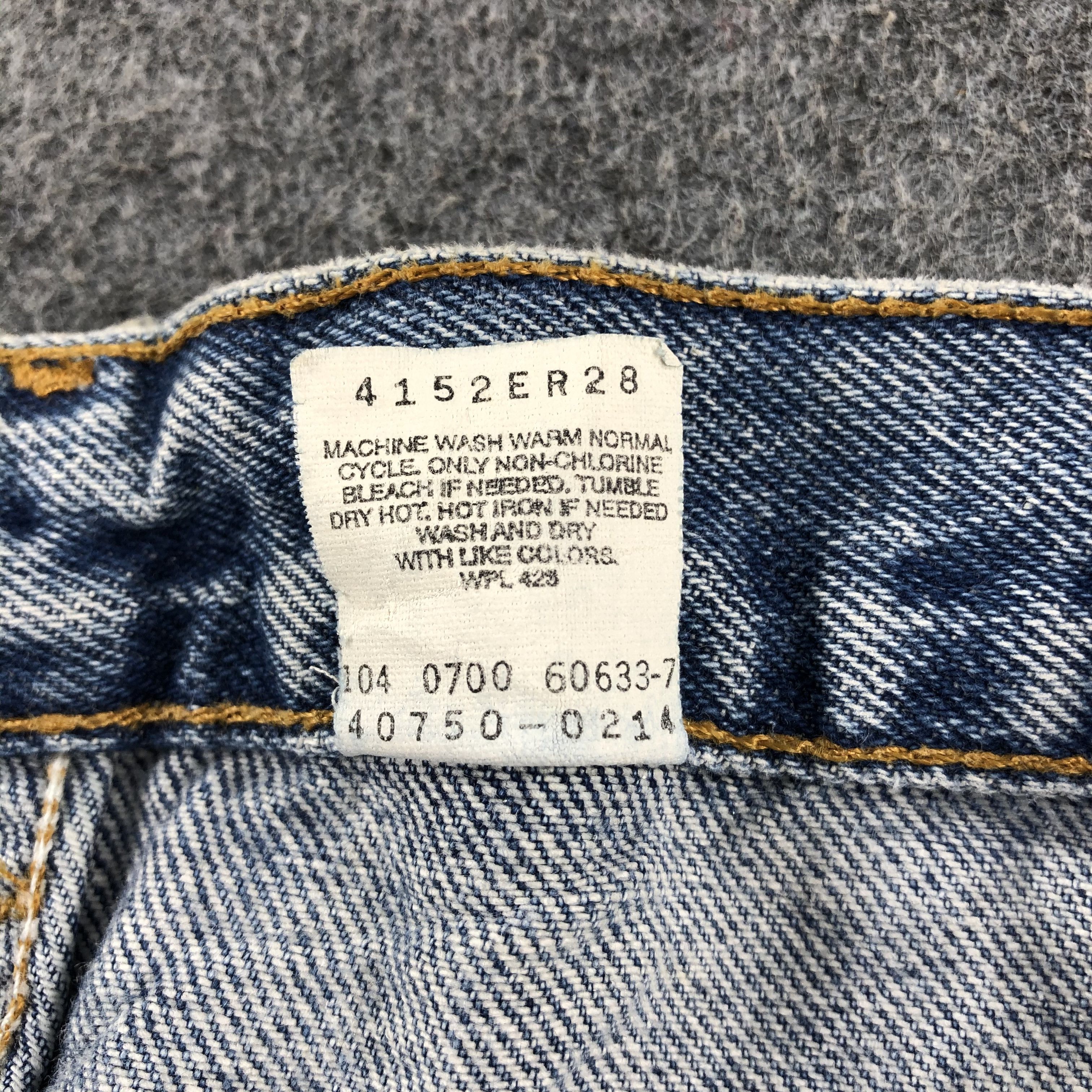 Levi's 90s Vintage Blue Wash Levis 550 Jeans-J2447 Size US 28 / EU 44 - 11 Thumbnail